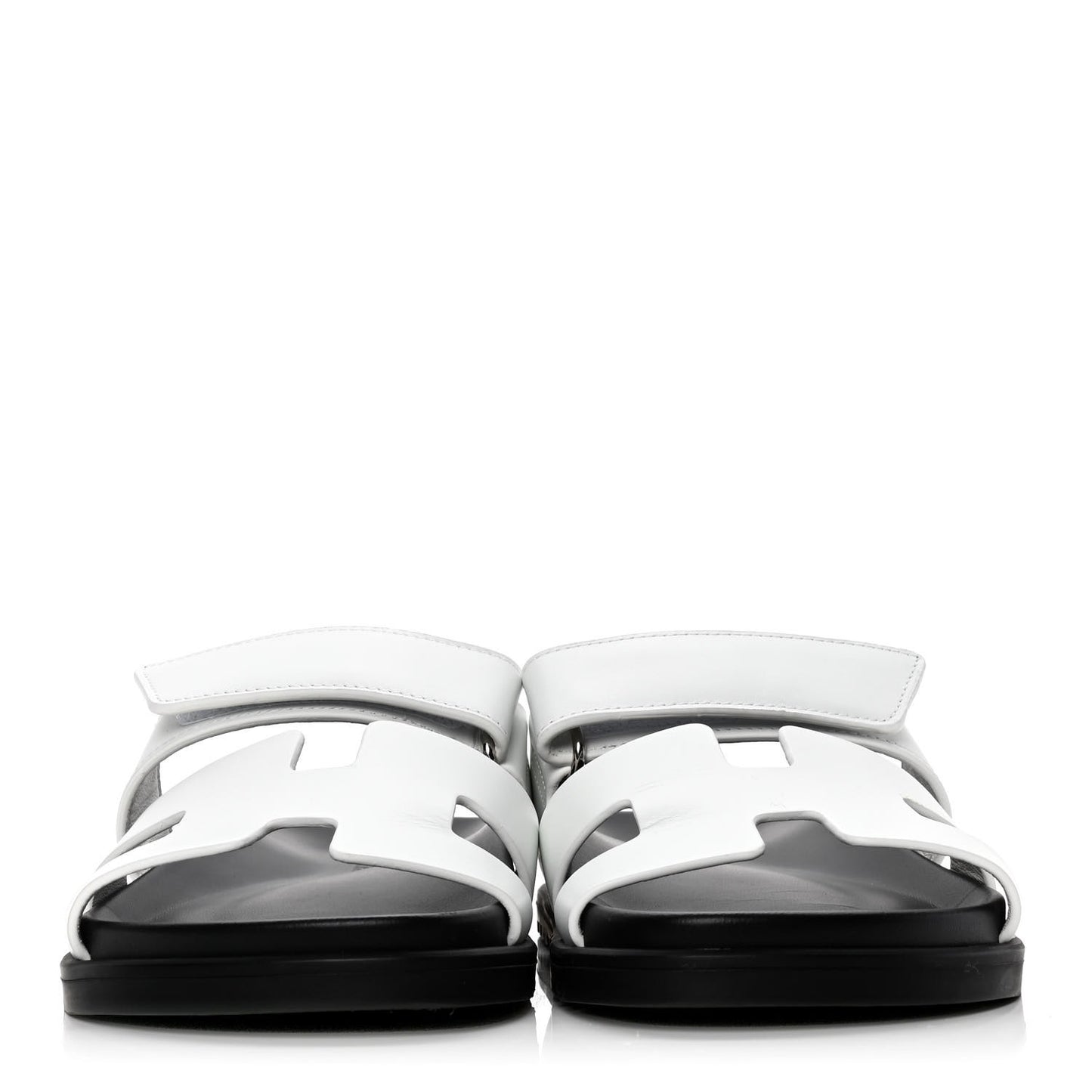 Calfskin Womens Chypre Sandals 37 White
