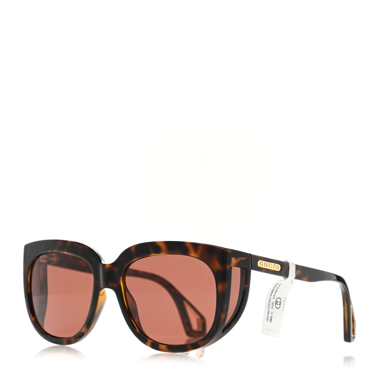 Square Frame GG0468S Sunglasses Tortoise