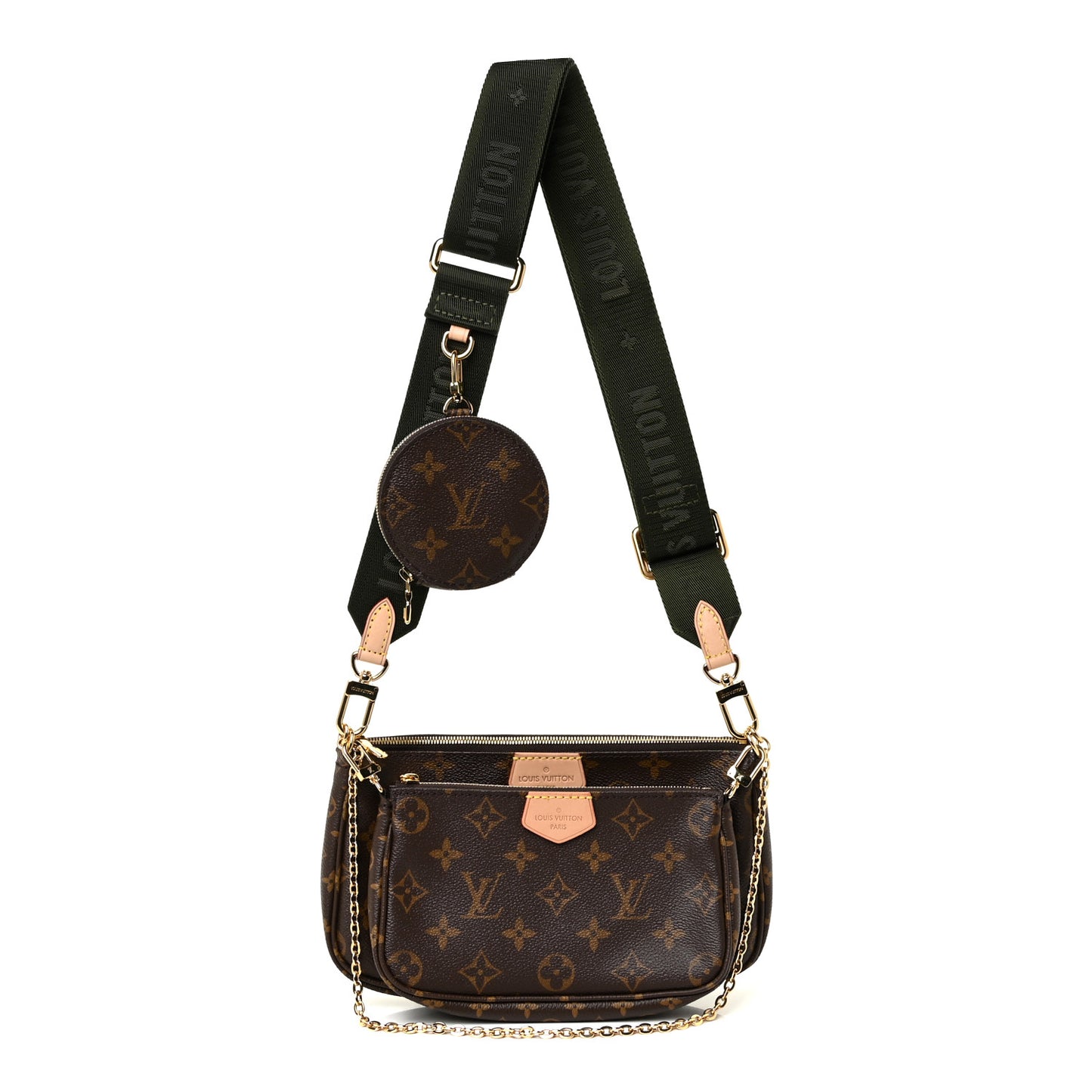 Monogram Multi Pochette Accessories Kaki