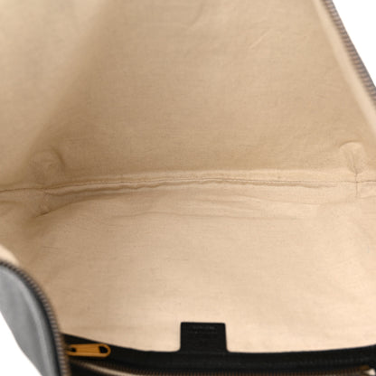 Gucci Grained Calfskin Logo Half Moon Hobo Black 5 of 11