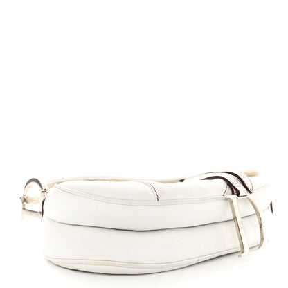 Christian Dior Calfskin Saddle Bag White 4 of 11