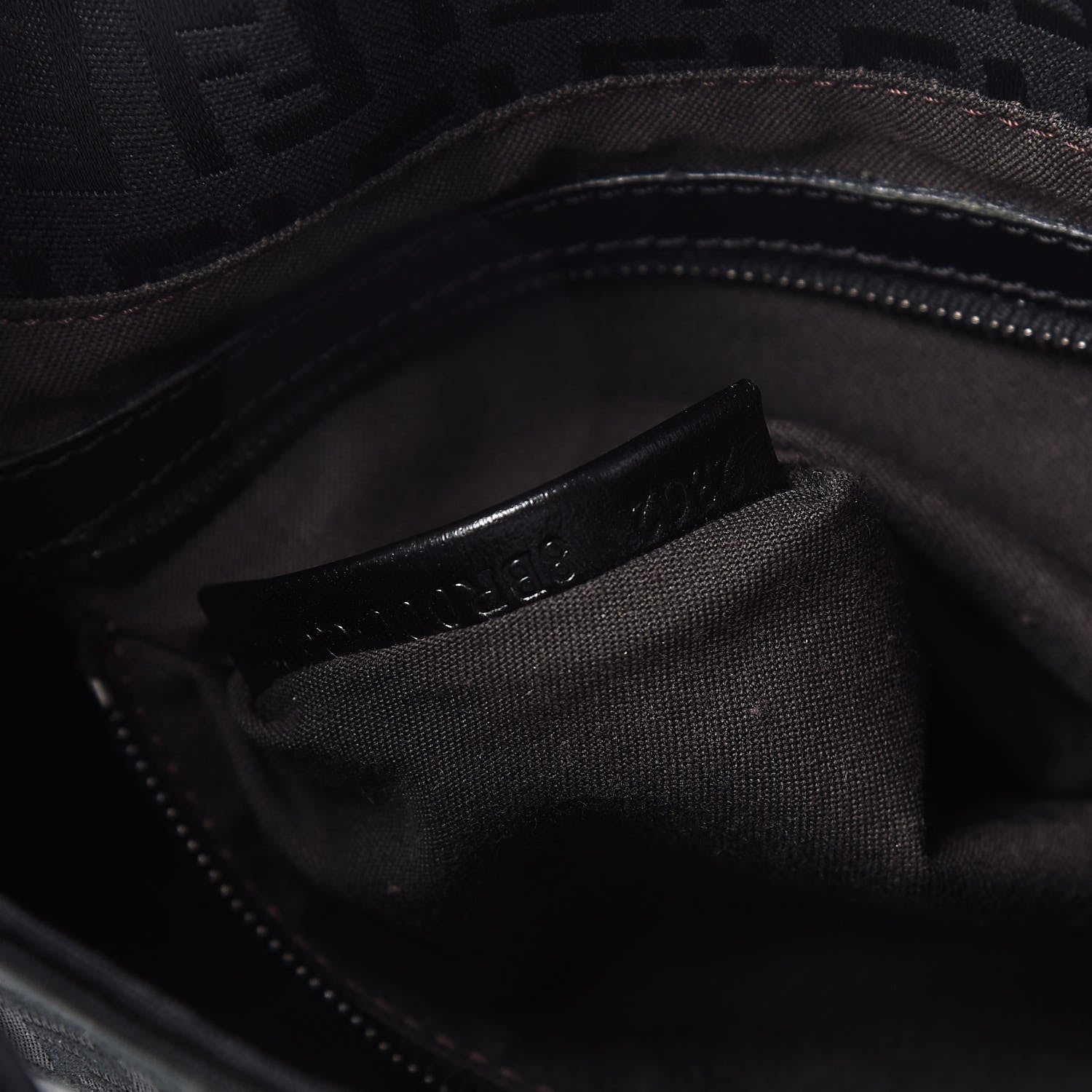 Fendi Zucchino Mama Baguette Black 7 of 15