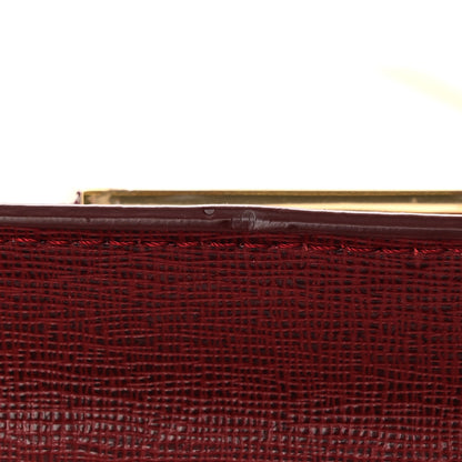 Fendi Vitello Elite Crystal Fendi Loves Monster Eyes Tube Wallet on Chain Rosso Scuro Multicolor 13 of 16