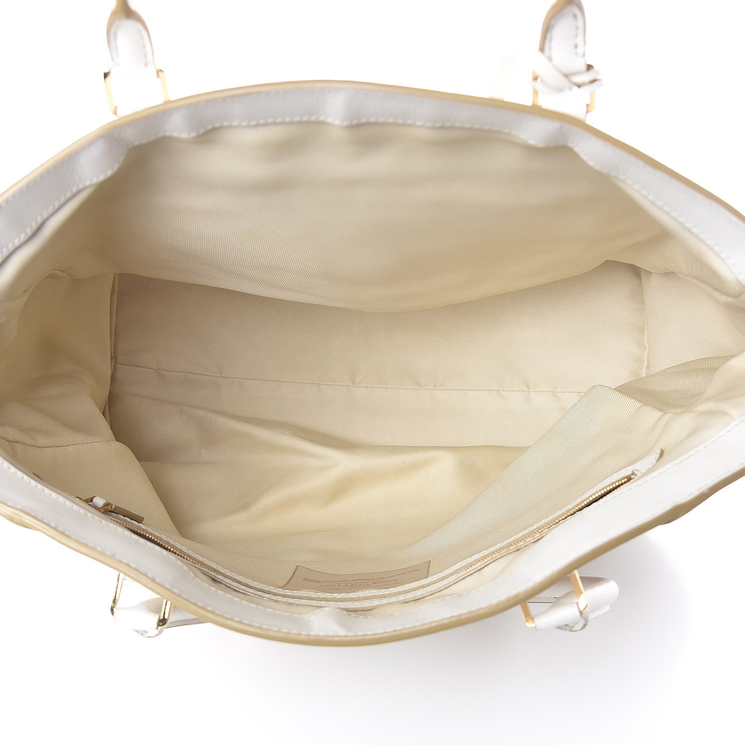 Louis Vuitton Monogram Sabbia Cabas GM White 5 of 9