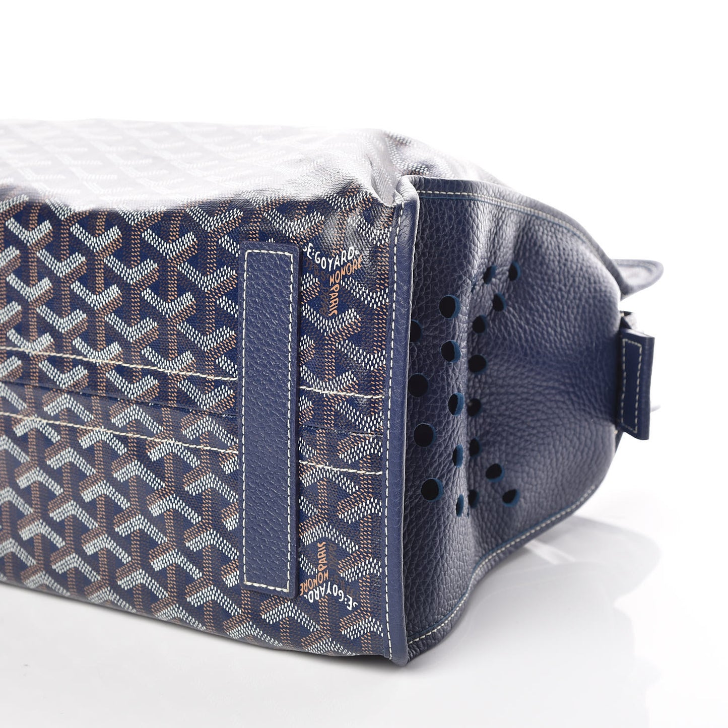 Goyardine Sac Hardy Pet Carrier PM Navy
