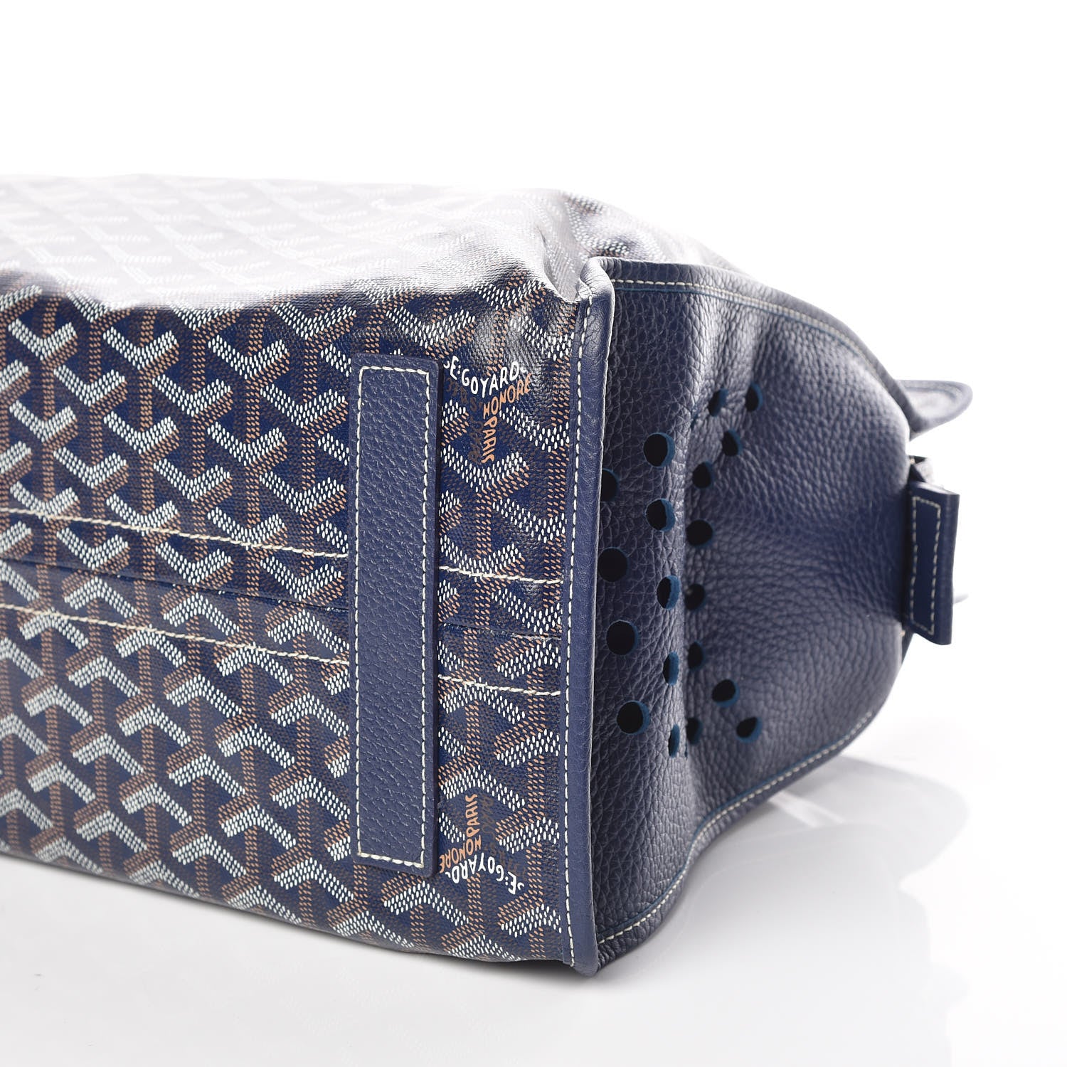 Goyard Goyardine Sac Hardy Pet Carrier PM Navy 8 of 8