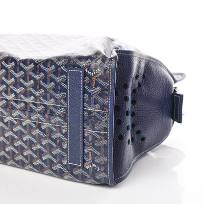 Goyard Goyardine Sac Hardy Pet Carrier PM Navy 8 of 8