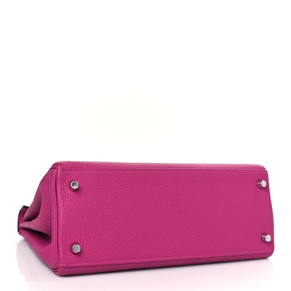 Hermes Togo Kelly Retourne 28 Rose Pourpre 4 of 9