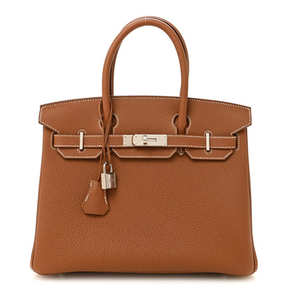 Hermes Togo Birkin 30 Gold 1 of 11