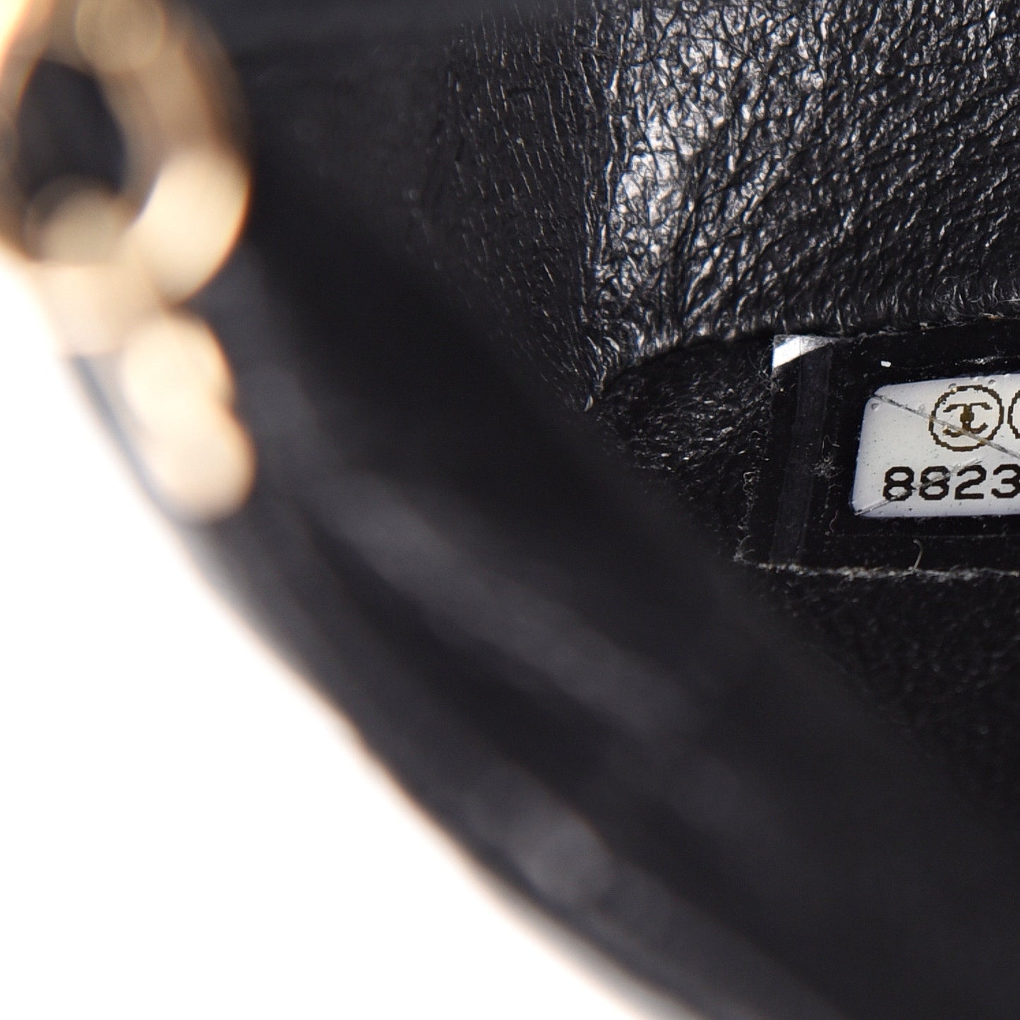 Lambskin East West Chocolate Bar Flap Black