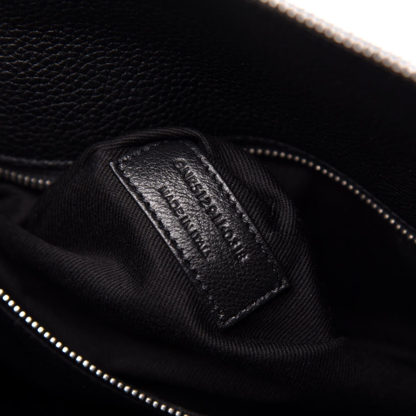 Grained Calfskin Small Supple Sac De Jour Duffle Black