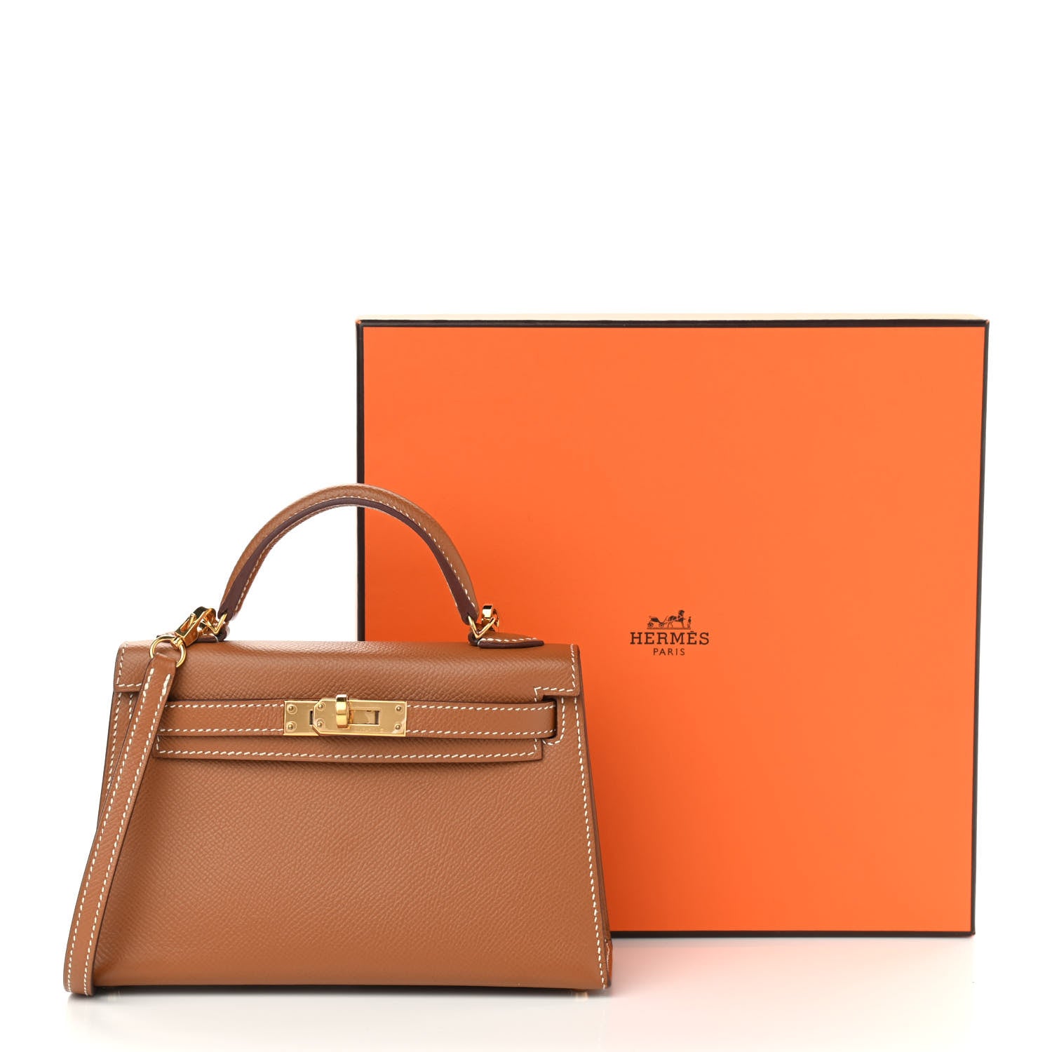 Hermes Epsom Mini Kelly Sellier 20 Gold 33 of 33