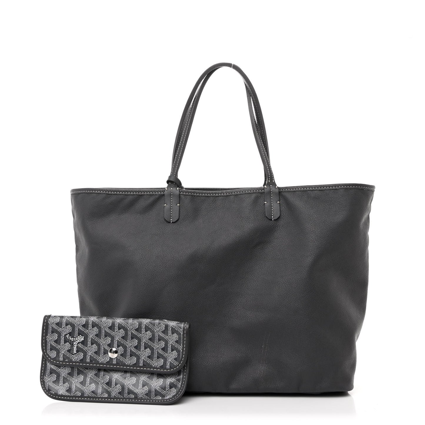 Goyardine Reversible Anjou PM Grey