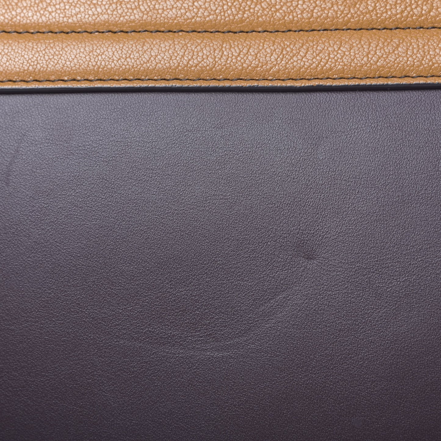 Goatskin Smooth Calfskin Medium Faye Shoulder Bag Brown Purple