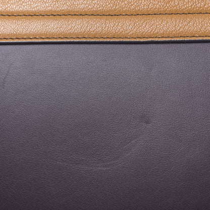 Chloe Goatskin Smooth Calfskin Medium Faye Shoulder Bag Brown Purple 11 of 13