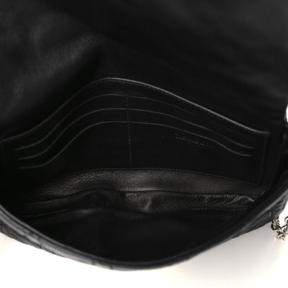 Christian Dior Lambskin Cannage New Lock Pouch Black 5 of 9