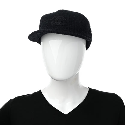 Chanel Tweed Fantasy CC Cap S Black 2 of 12