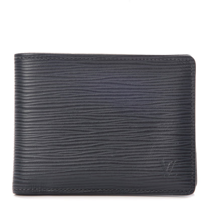 Louis Vuitton Epi Multiple Wallet Blue Nuit 1 of 8