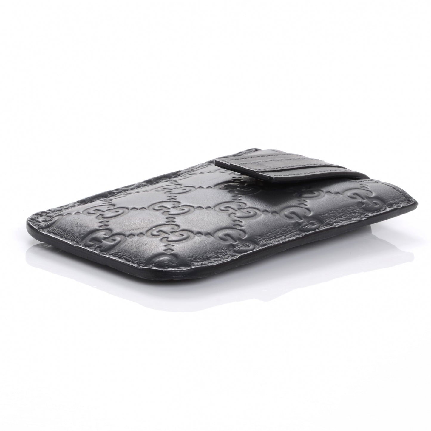 Rubber Guccissima iPhone Case Black