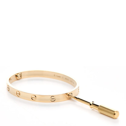 Cartier 18K Yellow Gold LOVE Bracelet 17 4 of 6
