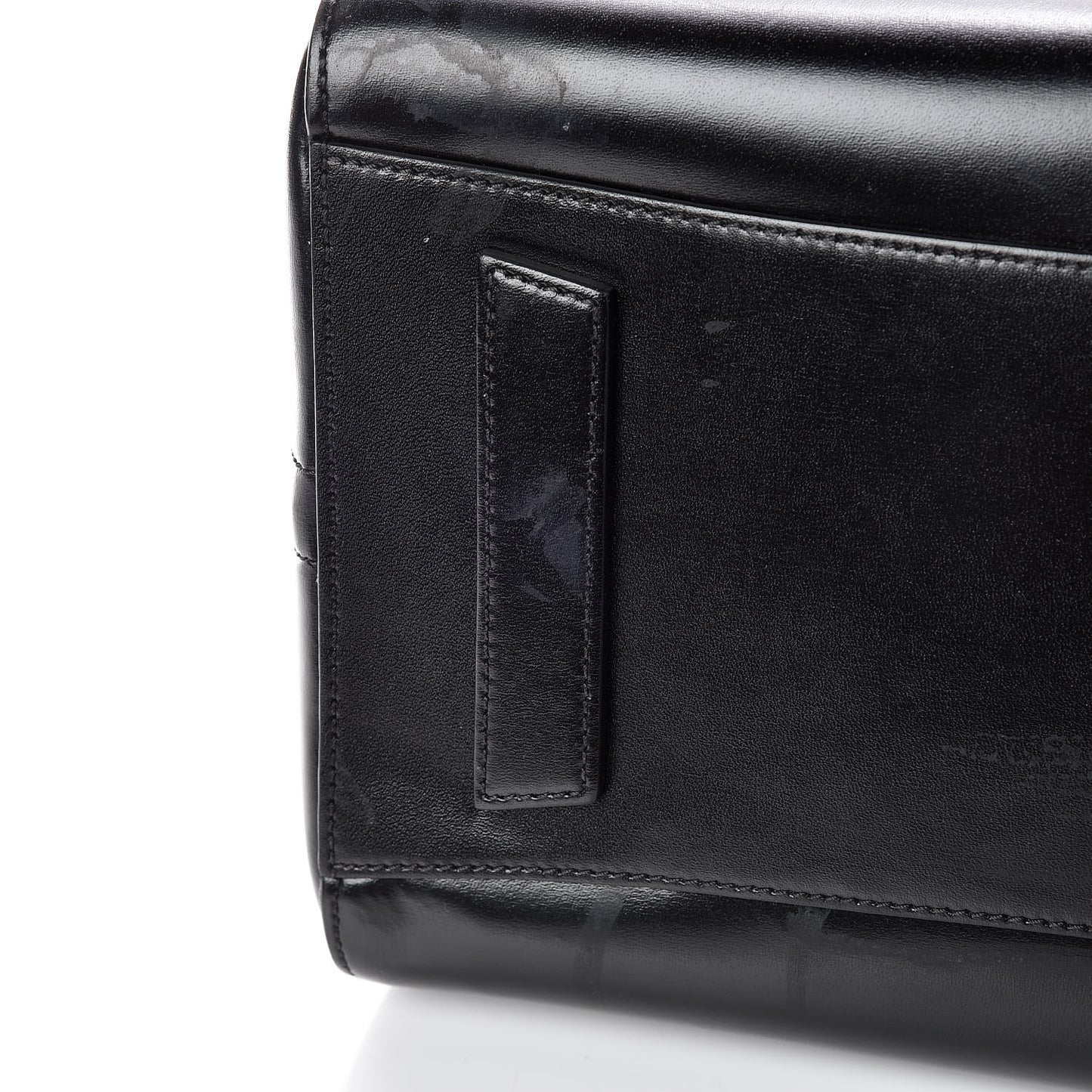 Shiny Lord Calfskin Medium Antigona Black
