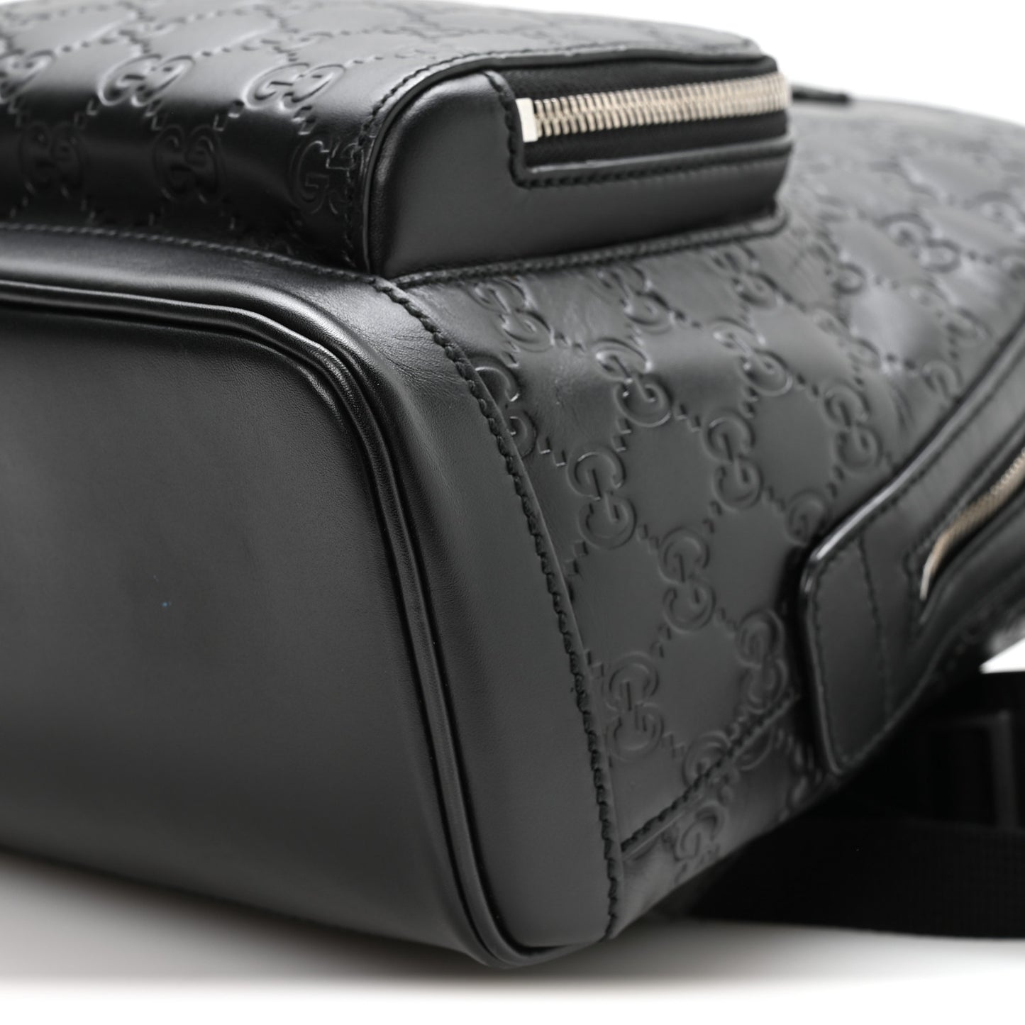Guccissima Signature Small Day Backpack Black