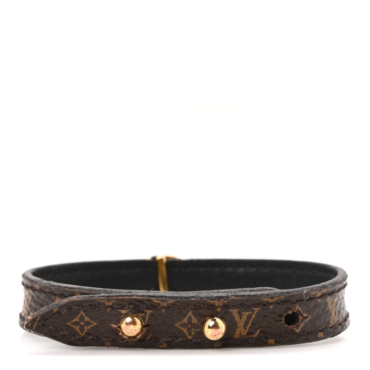 Louis Vuitton Monogram Fasten Your LV Bracelet 17 3 of 4