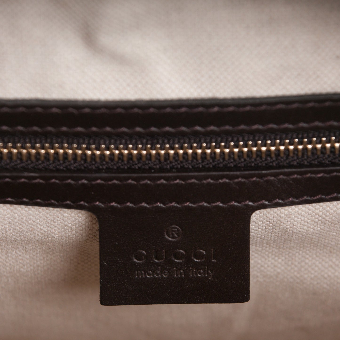 Monogram Vintage Web Medium Boston Dark Brown