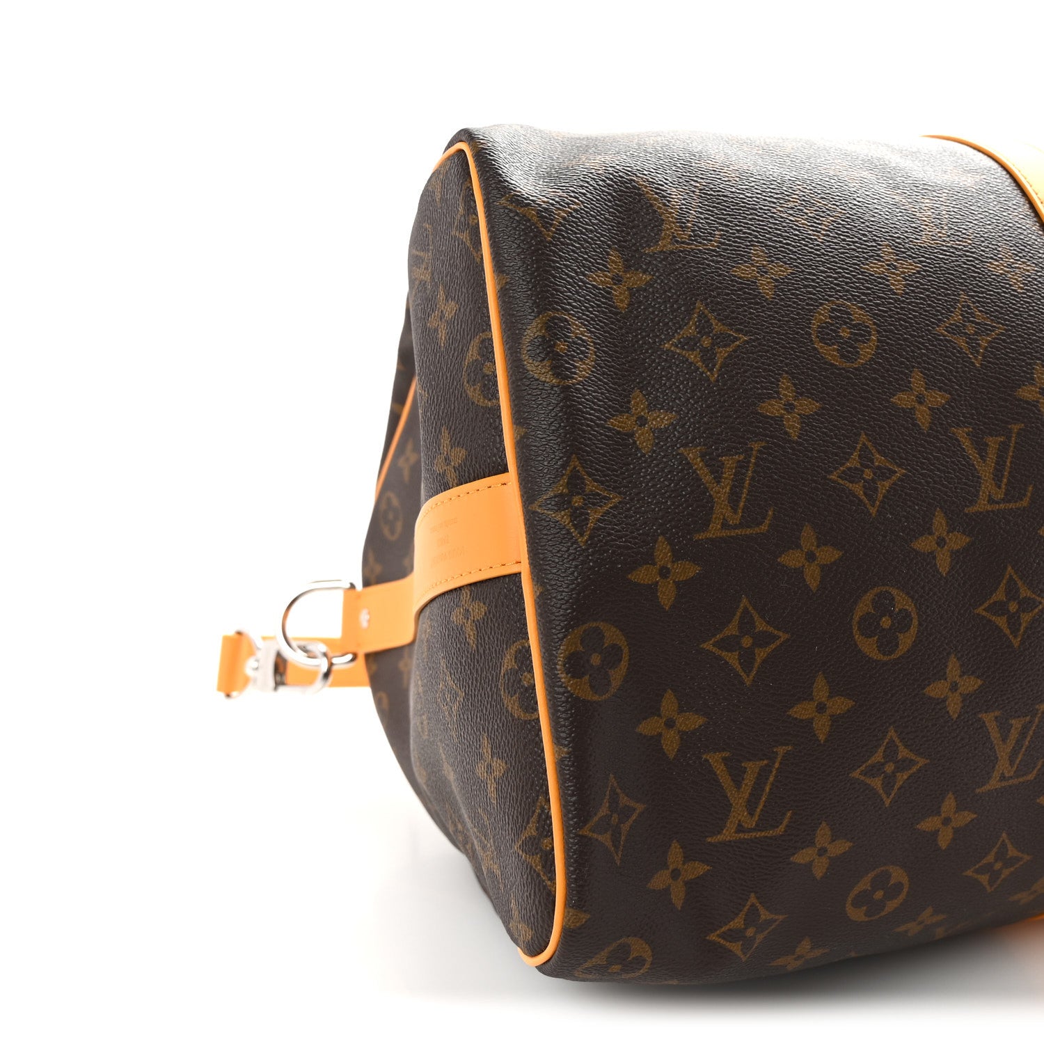 Louis Vuitton Monogram Macassar LV Colormania Keepall Bandouliere 50 Safran Yellow 7 of 8