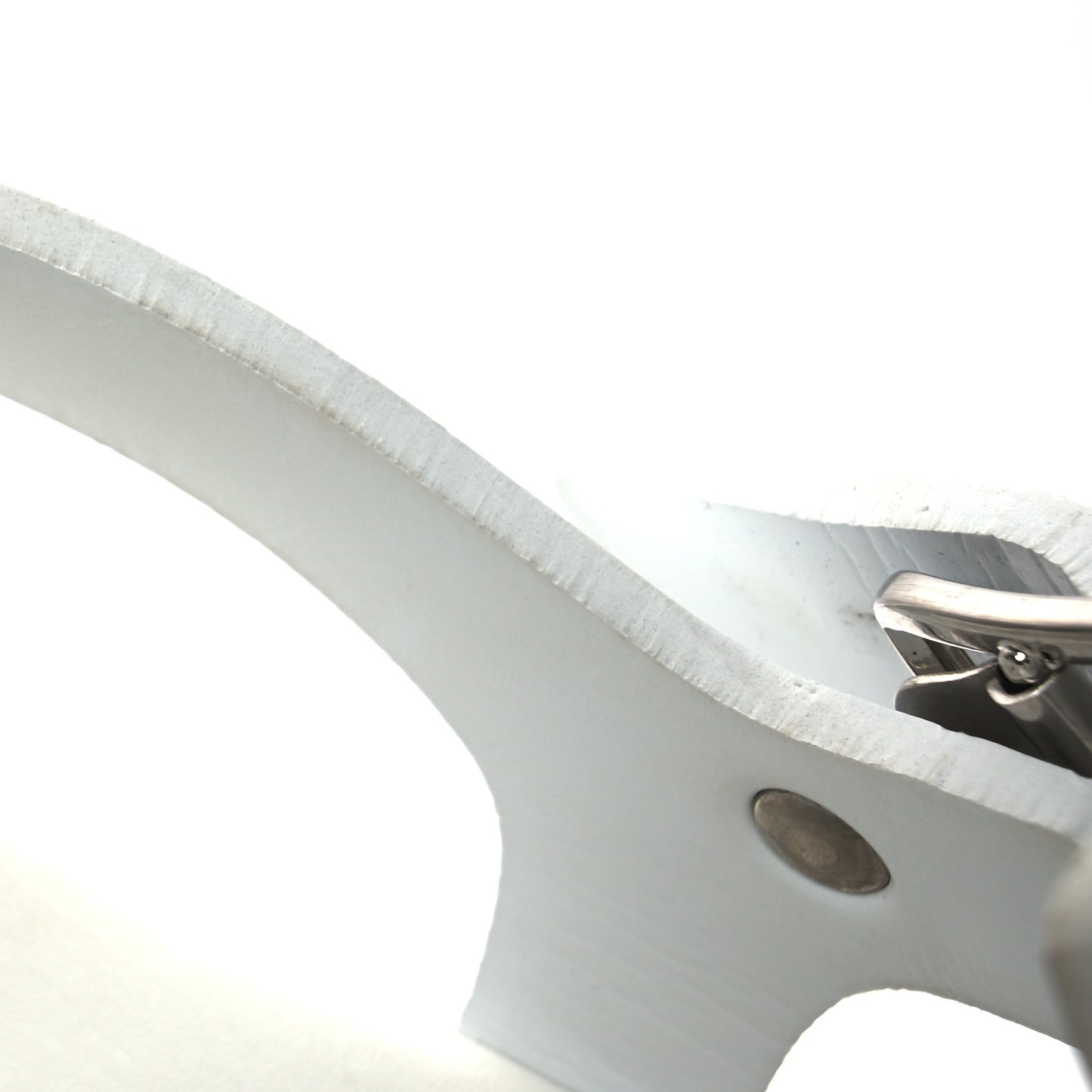 Foam Rubber Metal Triangle Logo Monolith 55mm Cage Sandals 41 White