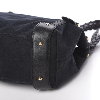 Gucci Monogram Medium Pelham Shoulder Bag Black 11 of 12