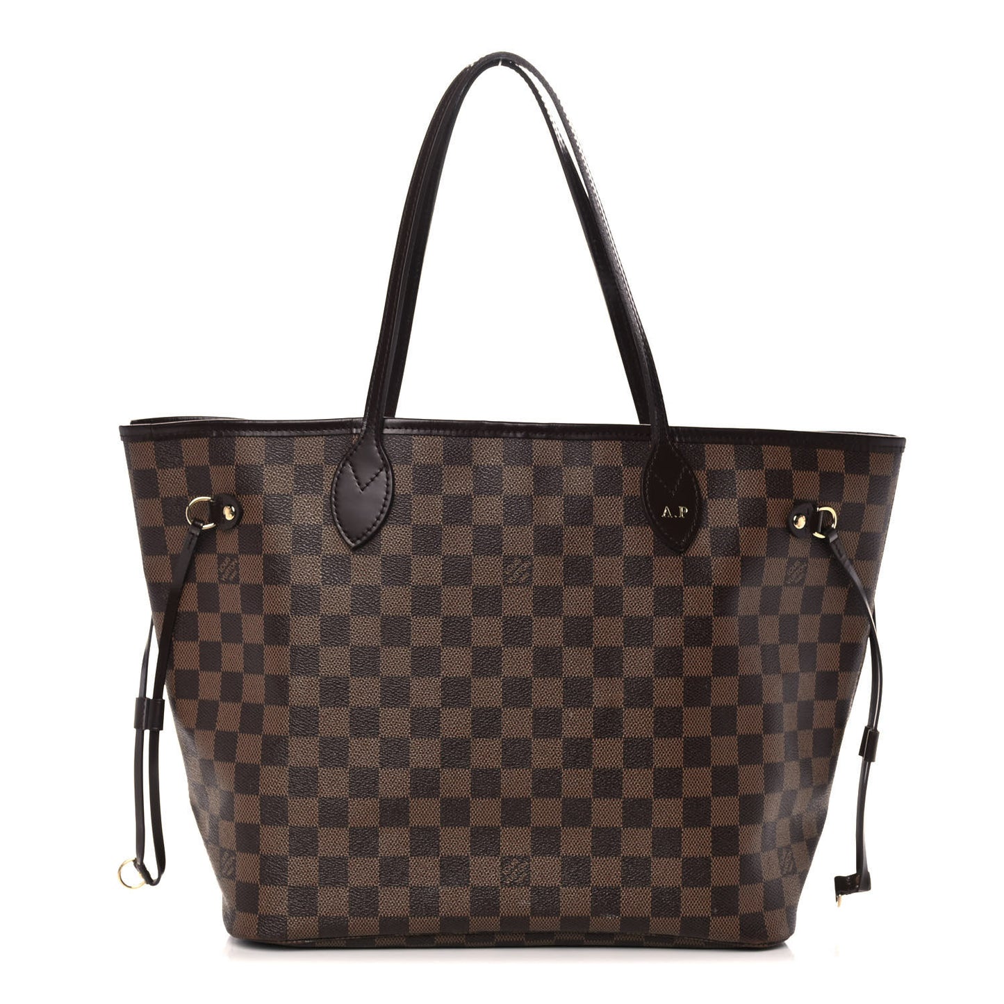 Damier Ebene Neo Neverfull MM Rose Ballerine