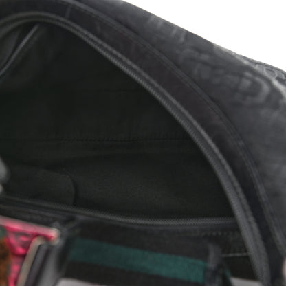 Gucci Canvas Horsebit Hobo Black 5 of 12