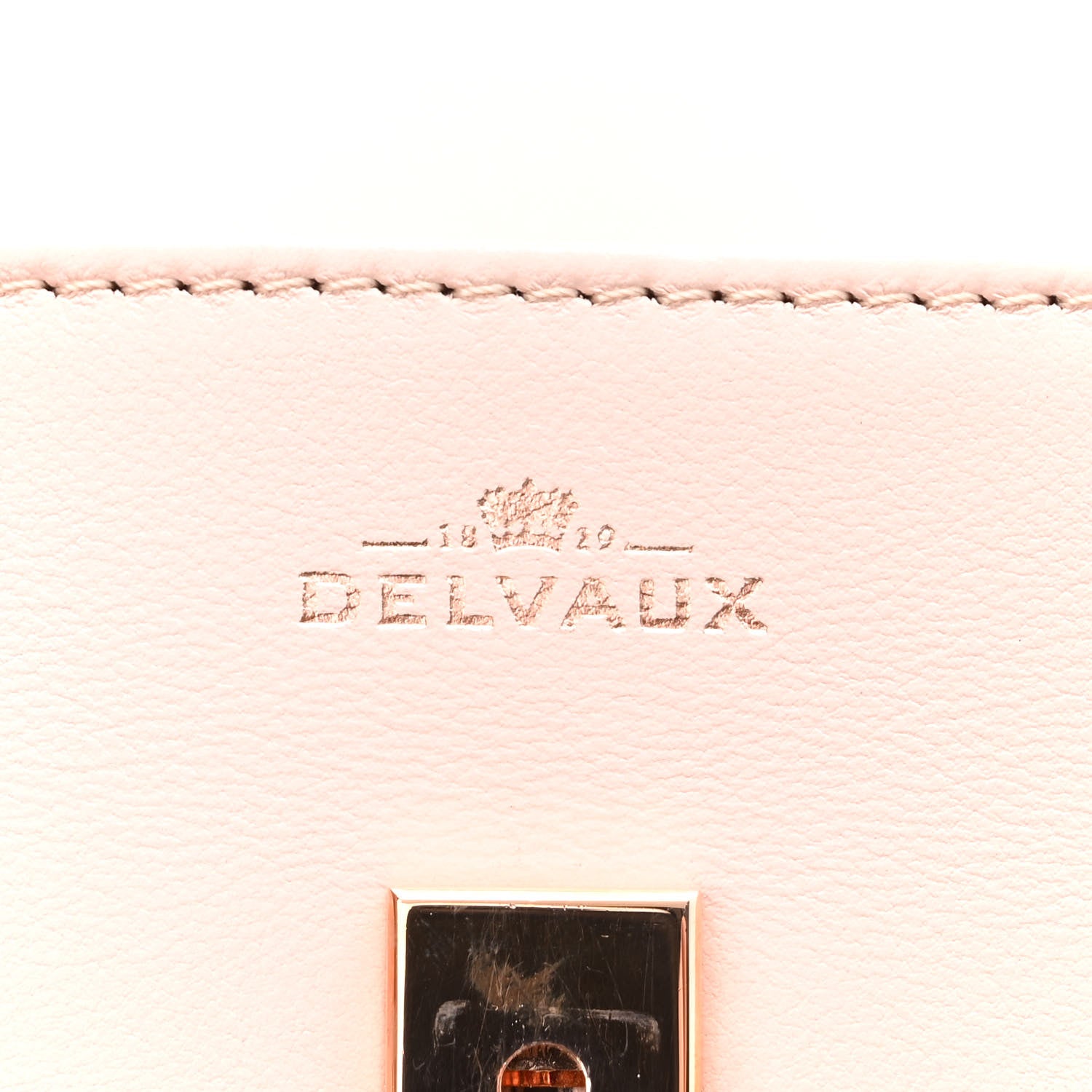 Delvaux Smooth Calfskin Mini Tempete Satchel Nude 6 of 10