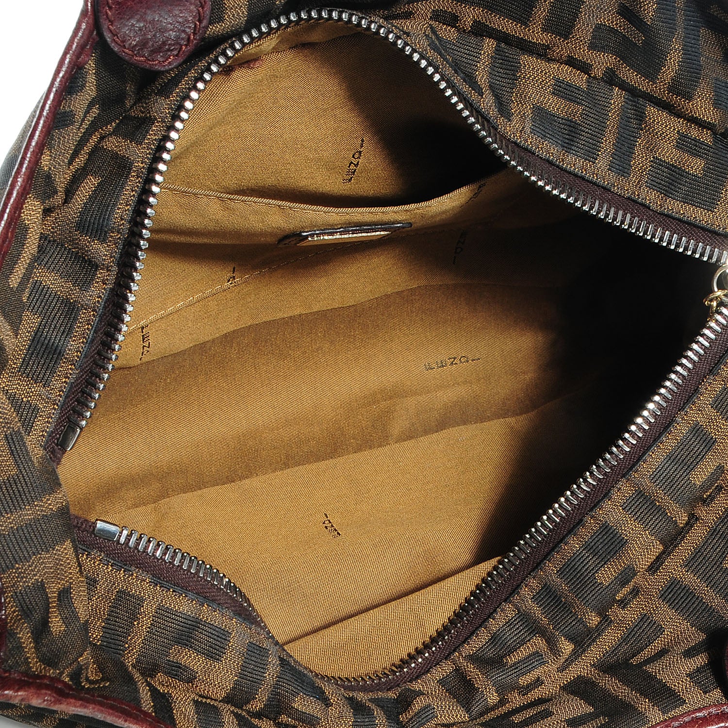 Fendi Zucca Hobo It Bag Tobacco 6 of 11