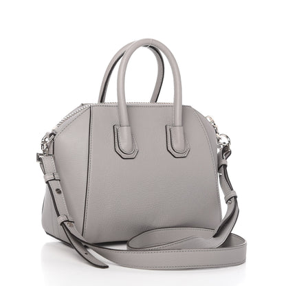 Givenchy Sugar Goatskin Mini Antigona Pearl Grey 3 of 10