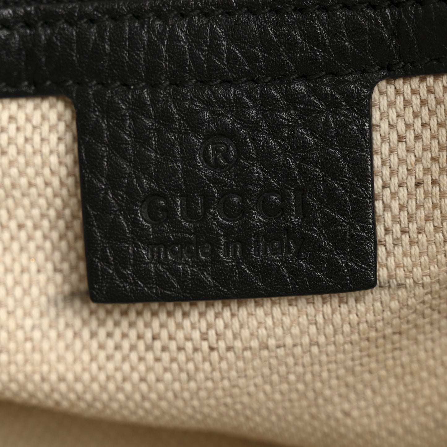 Pebbled Calfskin Small Soho Shoulder Bag Black