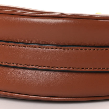Prada Soft Calfskin Arque Shoulder Bag Cognac 7 of 7