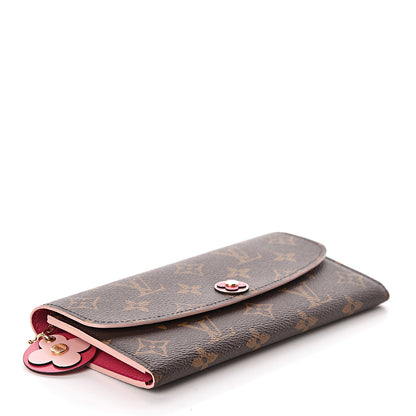 Louis Vuitton Monogram Bloom Flower Emilie Wallet 4 of 7