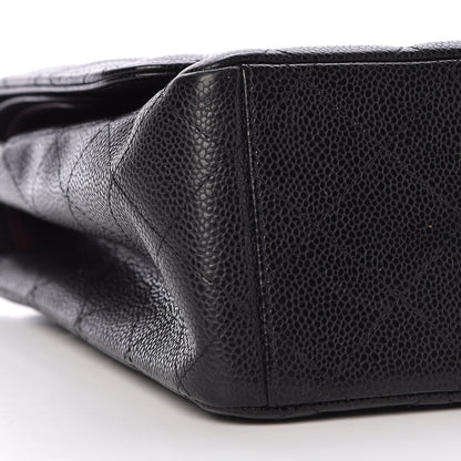 Chanel Caviar Quilted Maxi Double Flap Black 9 of 10