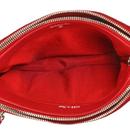 Chanel Caviar Quilted Small Clutch With Chain Dark Red 5 of 12