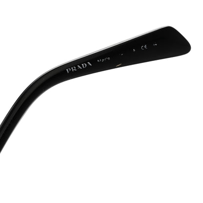 Prada Metal Symbole Triangle Logo Sunglasses SPR A52 Gold Black 6 of 7