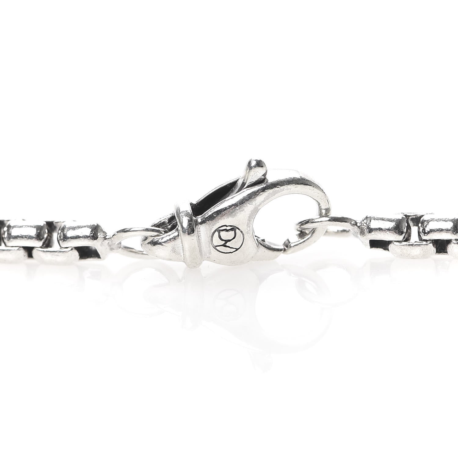 David Yurman Sterling Silver 3.6mm Box Chain Necklace 27" 4 of 4