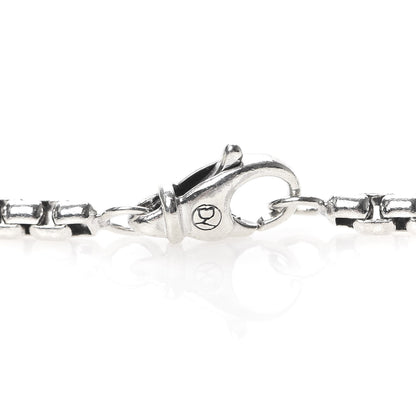 David Yurman Sterling Silver 3.6mm Box Chain Necklace 27" 4 of 4