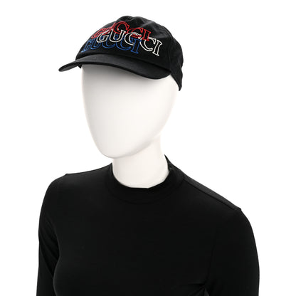 Gucci Cotton Embroidered Baseball Hat S Blue Red White 2 of 10