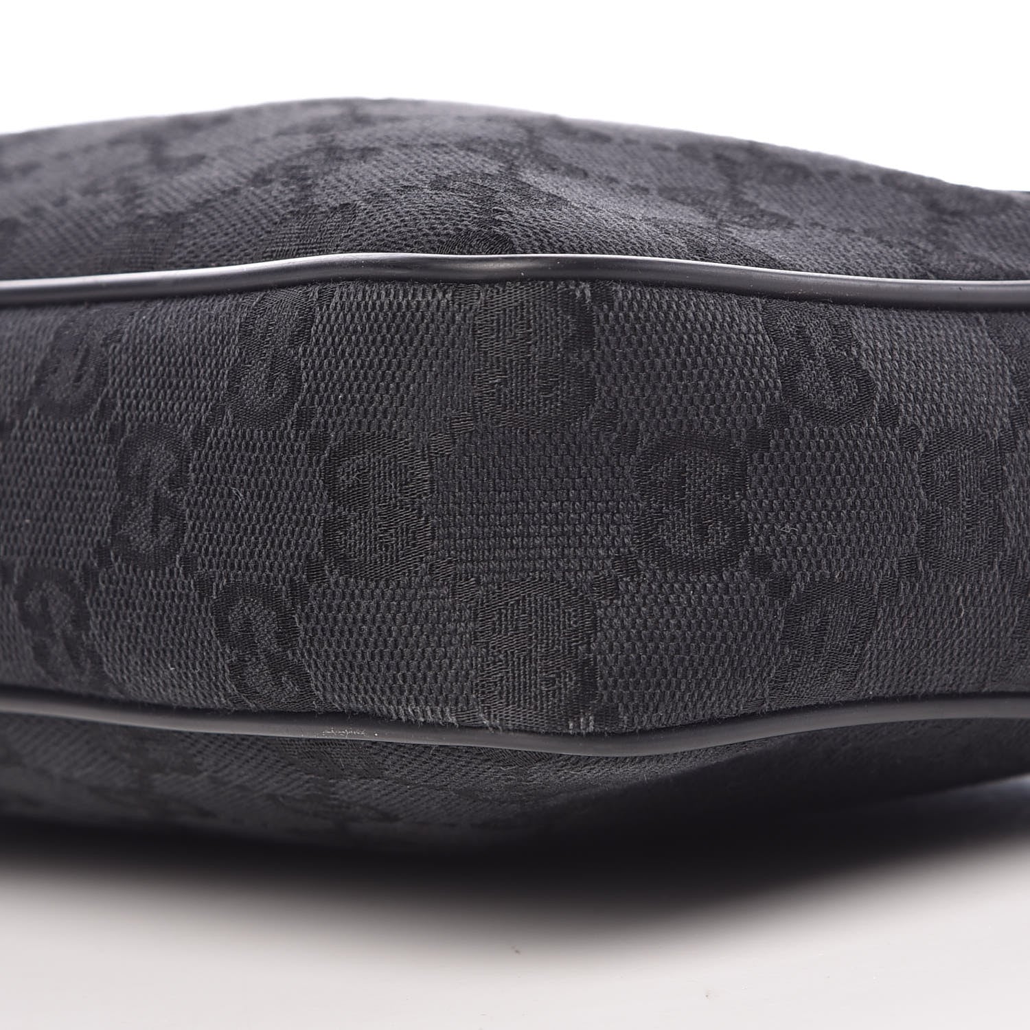 Gucci Monogram Wristlet Clutch Black 10 of 12