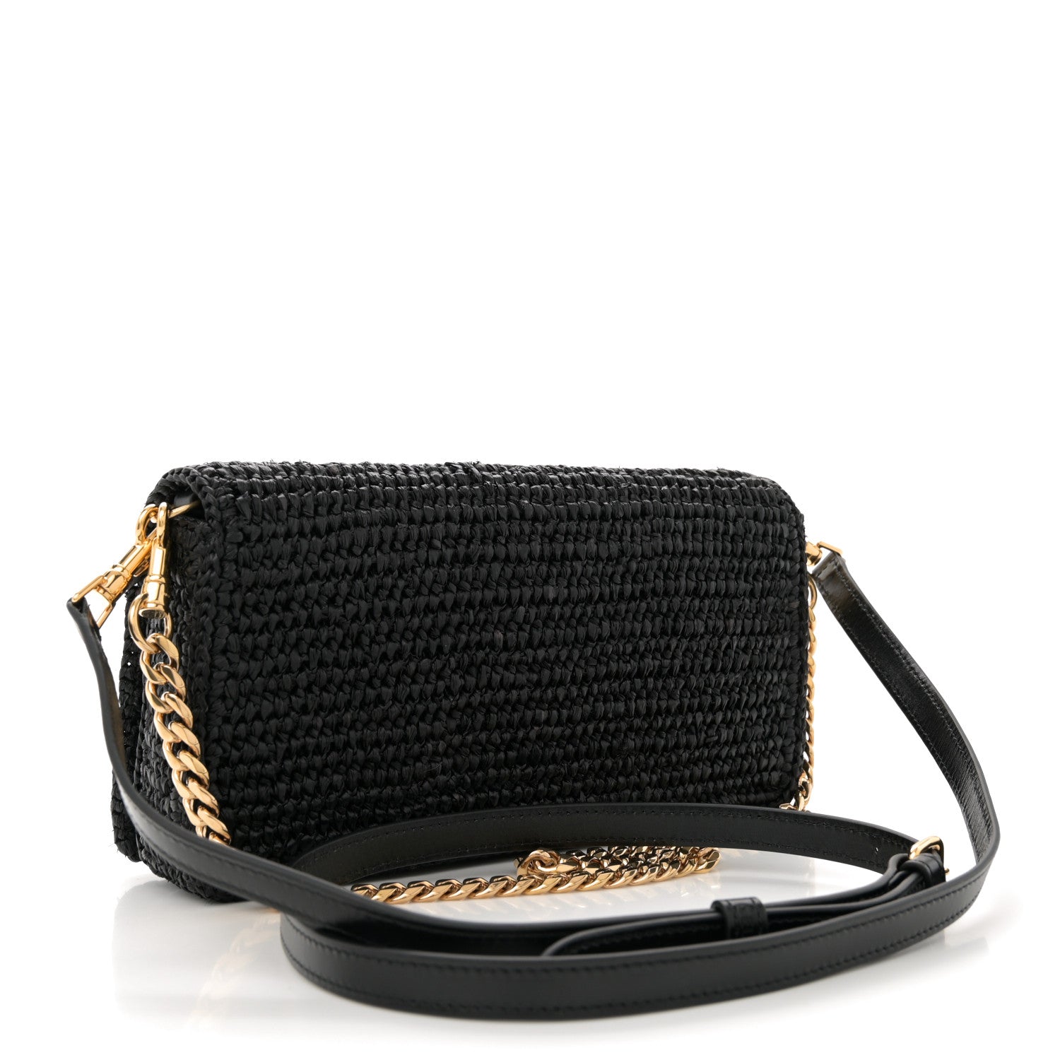 Celine Raffia Calfskin Multipochette Black 1725085 – FASHIONPHILE