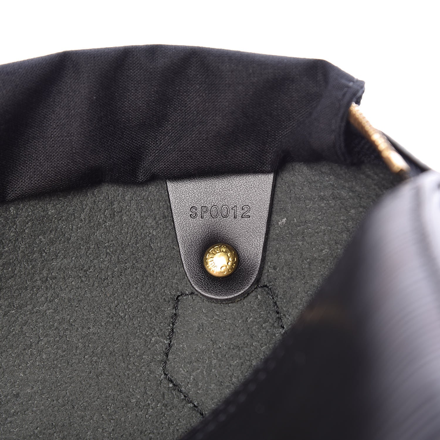 Louis Vuitton Epi Speedy 25 Black 9 of 10