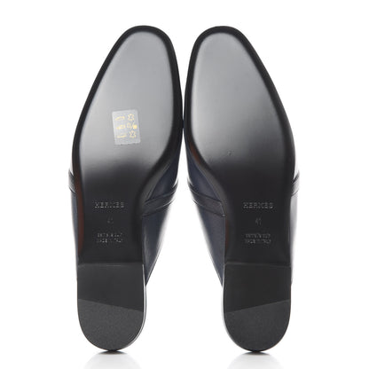 Hermes Goatskin Oz Mules 41 Bleu Indigo 5 of 8