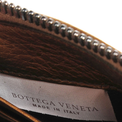 Bottega Veneta Cervo Metal Intrecciato Zip Around Wallet Bronze 7 of 8